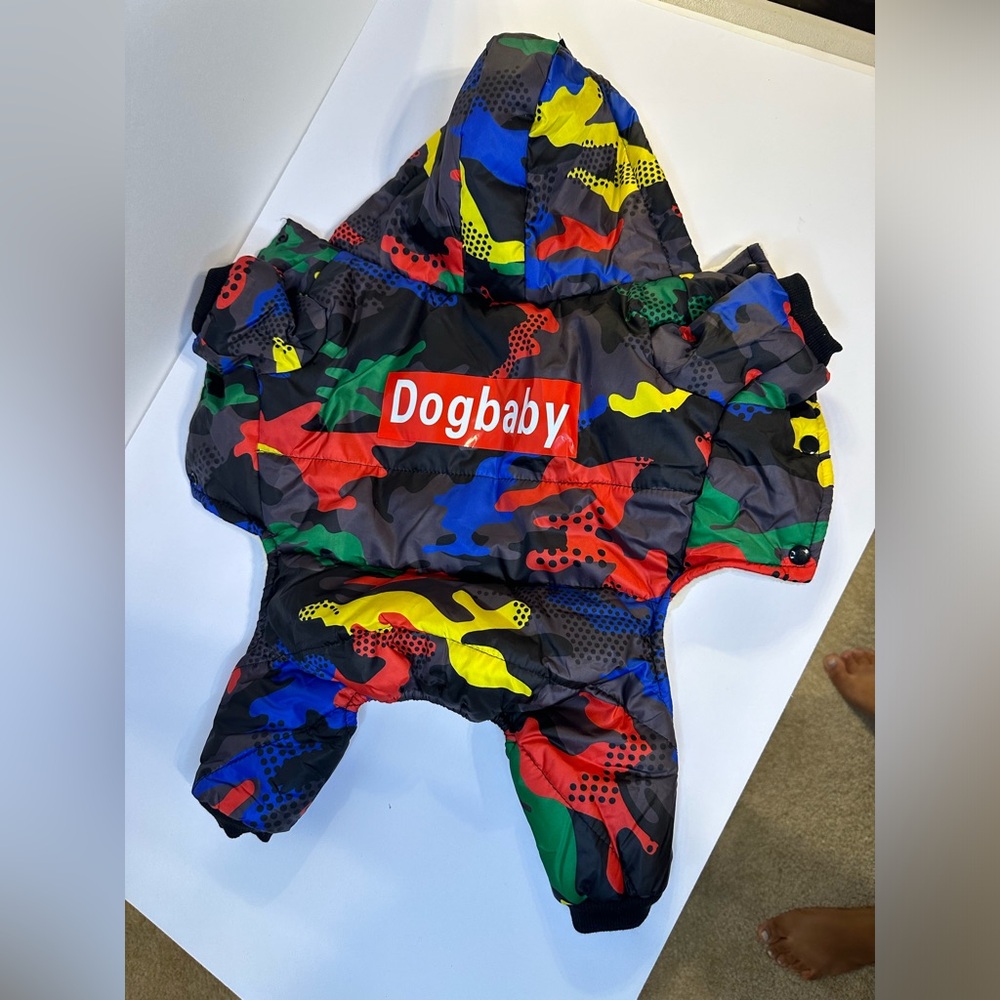 Dogbaby Colorful Camouflage Pet Jacket
